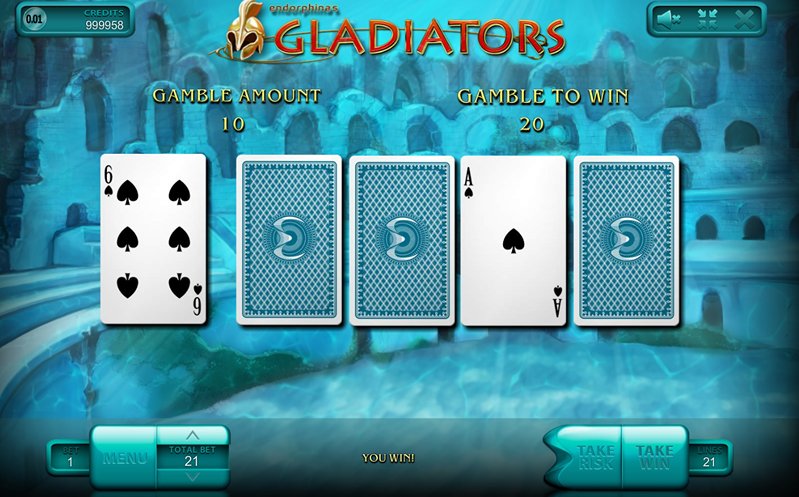 Риск-игра слота Gladiators